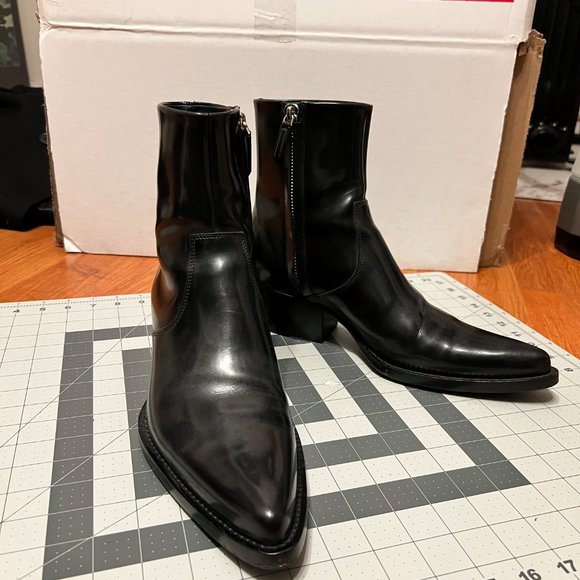 Calvin Klein 205W39NYC x Raf Simons Leather Boots - Picture 5 of 5